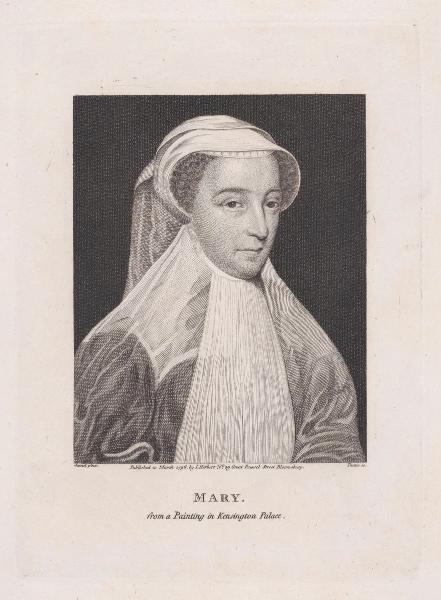 Mary, Queen of Scots by Thomas Trotter, print, 1796