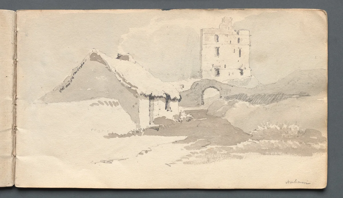 Sketchbook: Norham by Samuel Prout, book, 1814