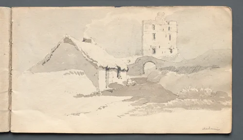 Sketchbook: Norham by Samuel Prout, book, 1814