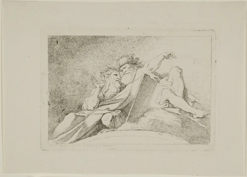 Two Prophets by Jean-Honoré Fragonard
Ludovico Carracci, print, 1764