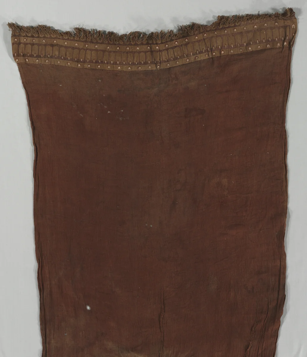 Loincloth with Feather(?) Motifs by Unknown, textile, 1000-1532