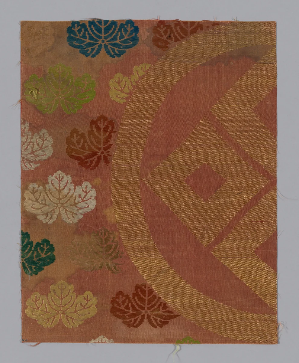 Fragment (from Noh Costume) by Japan, textile, 1675-1725