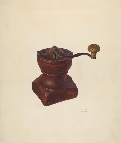 Coffee Grinder by Frank McEntee; Wayne White, index of american design, 1940