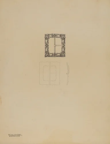 Lady's Shoe Buckle by Kalamian Walton, index of american design, 1937