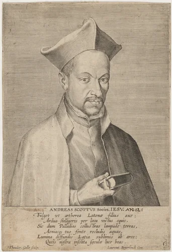 Andrew Scott, Jesuit Missionary by Theodor Galle, print, 1571-1633