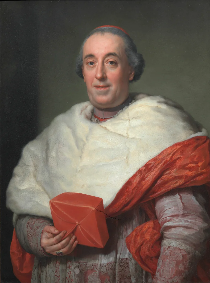 Portrait of Cardinal Zelada by Anton Raphael Mengs, painting, 1773