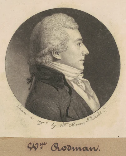 John Rodman by Charles B. J. Févret de Saint-Mémin, print, 1798-1803