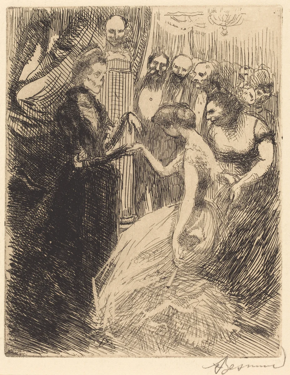 The Presentation (La présentation) by Albert Besnard, print, 1900