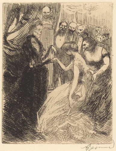 The Presentation (La présentation) by Albert Besnard, print, 1900
