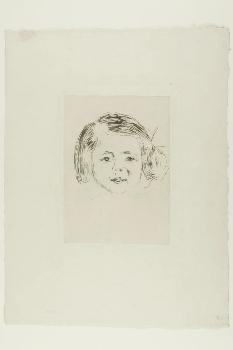 Herbert Esche's Daughter by Edvard Munch, print, 1905-1906
