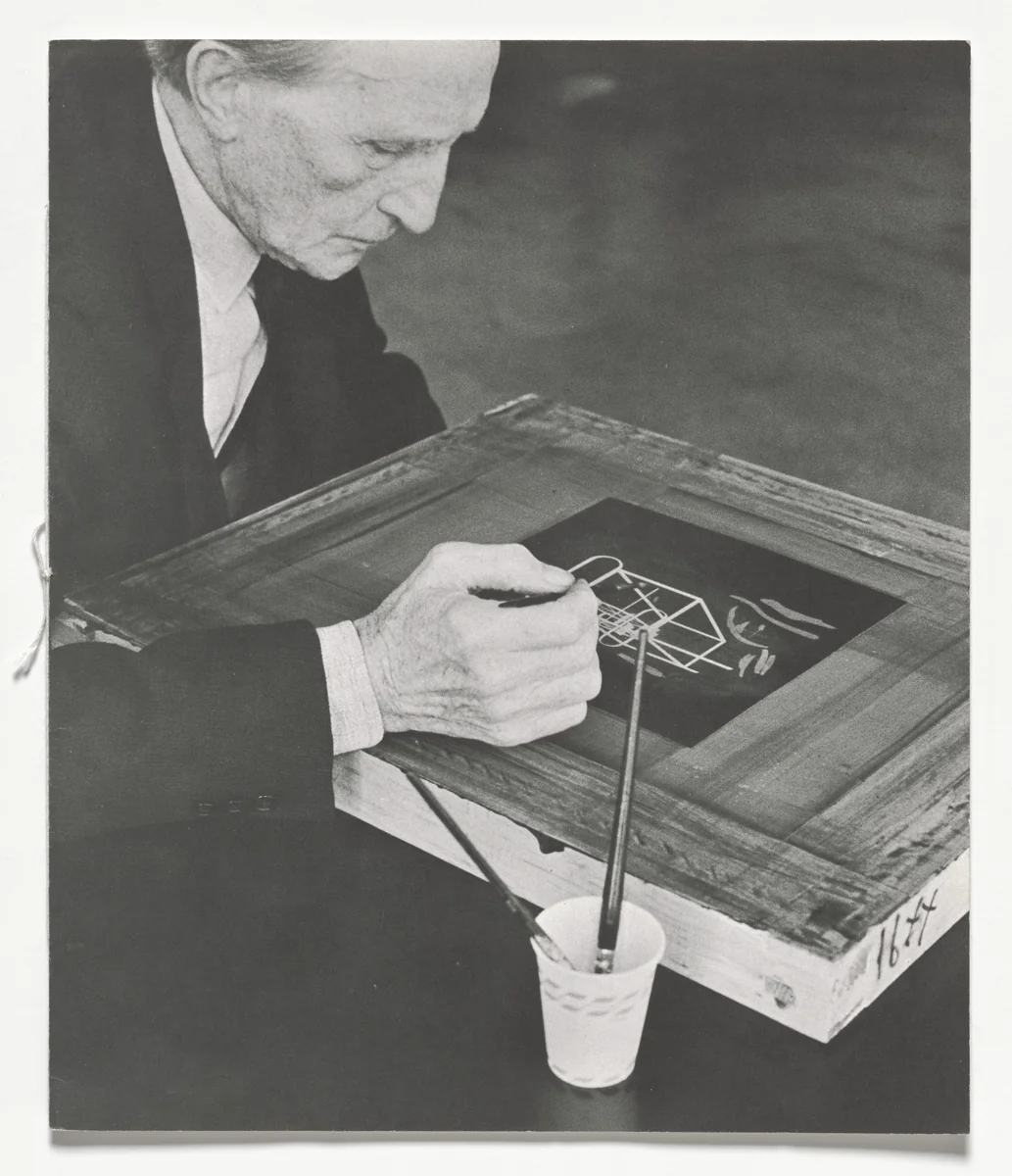 Manuscript Notes of Marcel Duchamp 1912-1920 from À l'Infinitif (La Boîte Blanche) (In the Infinitive [The White Box]) by Marcel Duchamp, illustrated book, 1912