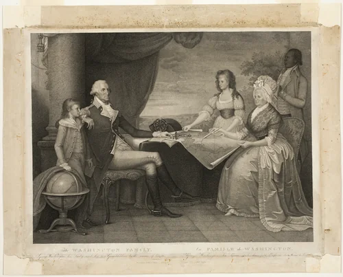 The Washington Family by Edward Savage, print, 1798