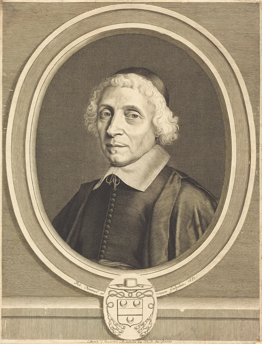 Cardinal de Bonzi by Robert Nanteuil, print, 1678