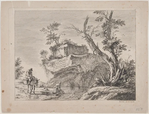 Title-Page to a Series of Ten Landscapes by Jean Jacques de Boissieu, print, 1763