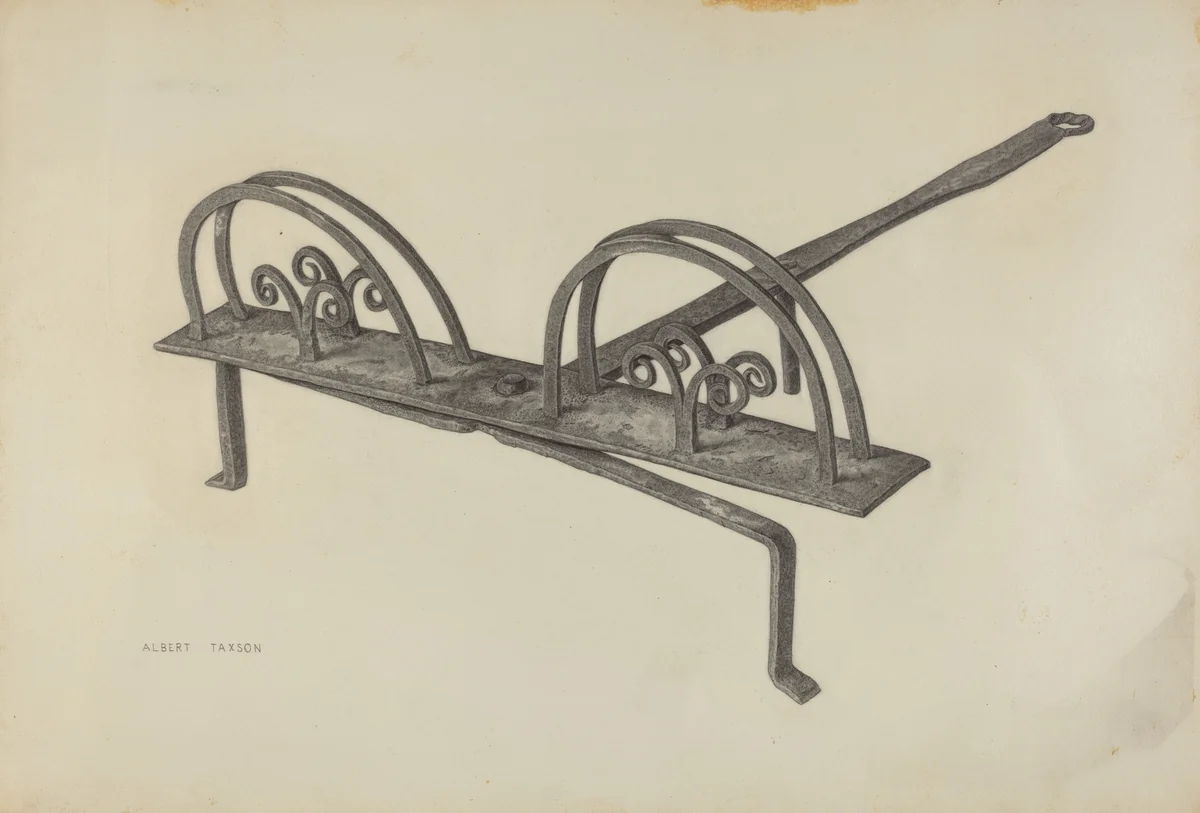 Toast Rack by Albert Taxson, index of american design, 1939
