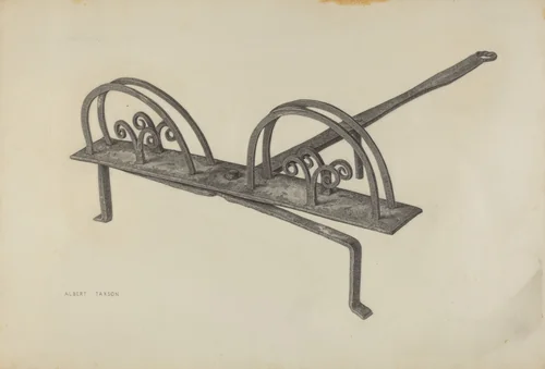 Toast Rack by Albert Taxson, index of american design, 1939