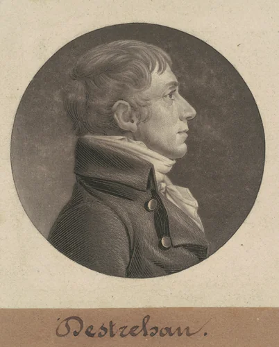Jean Noel Destréhan by Charles B. J. Févret de Saint-Mémin, print, 1805