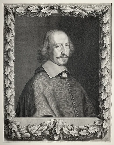 Cardinal Mazarin by Robert Nanteuil, print, 1656