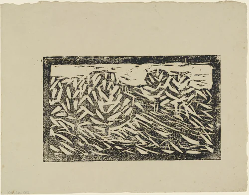 Landscape (Polling) [Landschaft (Polling)] by Christian Rohlfs, print, 1911