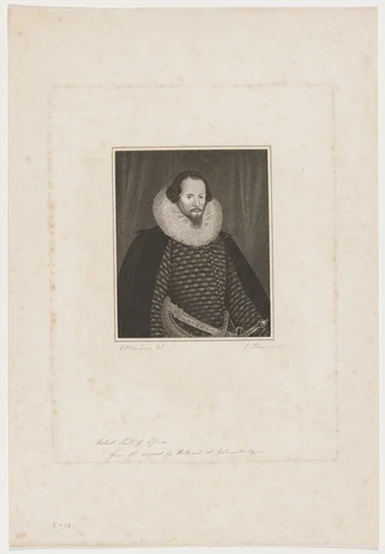 Robert Devereux, Earl of Essex by James Stow, print, 1770-1820