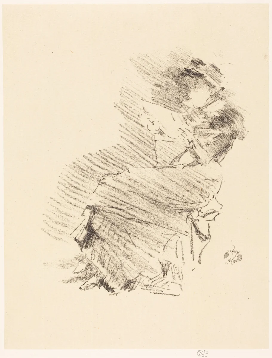 Reading by James McNeill Whistler, print, 1879-1887