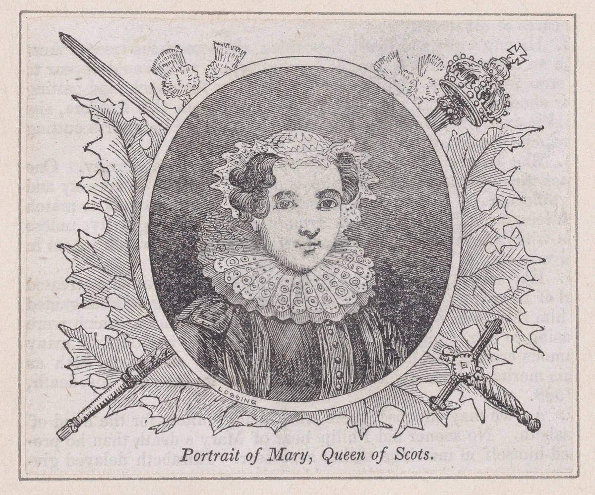 Mary, Queen of Scots by anonymous, print, 1825-1875