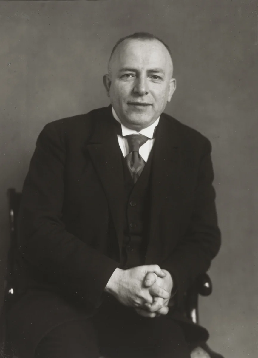 Writer [Ludwig Mathar] by August Sander, photograph, 1926