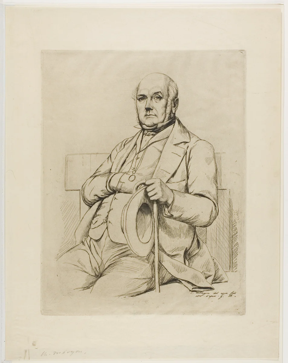 Portrait of Casimir le Conte by Charles Meryon
Gustave Clarence Rodolphe Boulanger, print, 1856