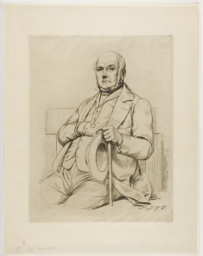 Portrait of Casimir le Conte by Charles Meryon
Gustave Clarence Rodolphe Boulanger, print, 1856