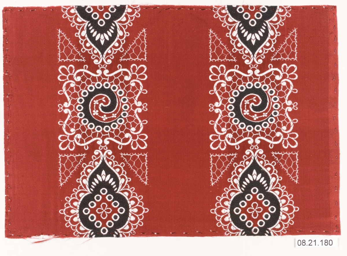 Textile sample by Unknown Designer, textile, 1900