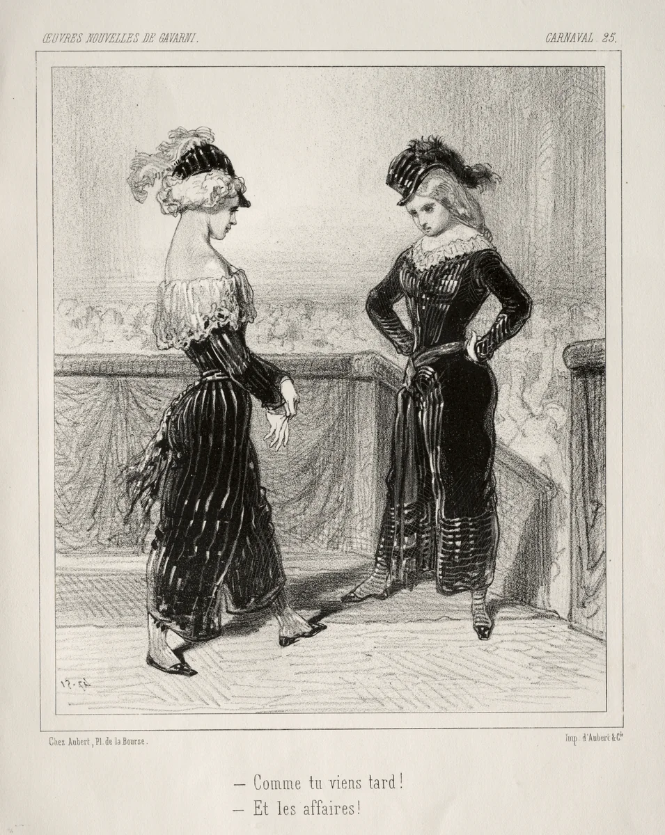 Carnaval by Paul Gavarni, print, 1824-1847