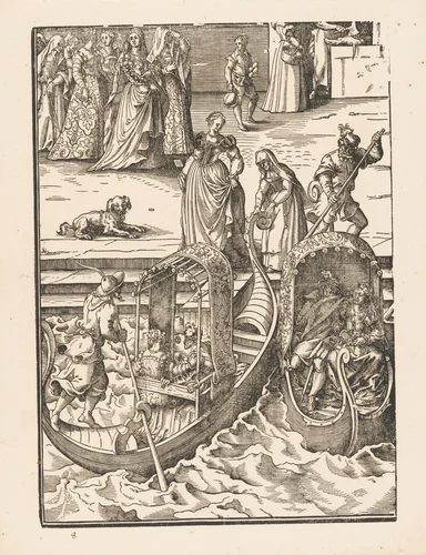 Festa della Sensa (veertiende gedeelte) by Jost Amman, print, 1679