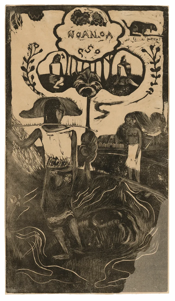 Noa Noa (Fragrant), from the Noa Noa Suite by Paul Gauguin, print, 1893-1894