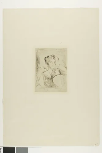 Portrait of a Young Woman (The American Girl) by Edvard Munch, print, 1894