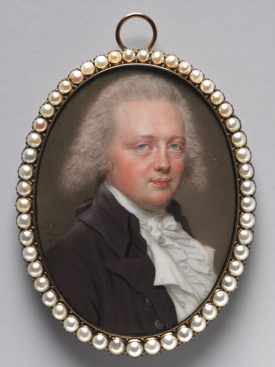 Portrait of a Man by John I Smart, painting, 1789
