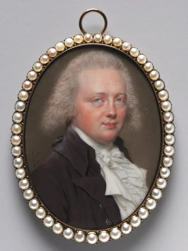 Portrait of a Man by John I Smart, painting, 1789