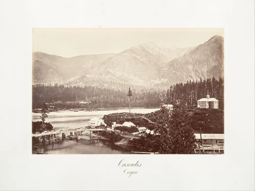 Cascades, Oregon by Carleton E. Watkins, photograph, 1867