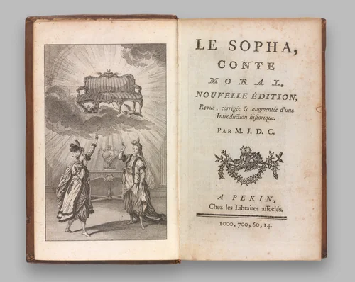 Le sopha : conte moral by Claude Jolyot de Crébillon, artwork, 1774