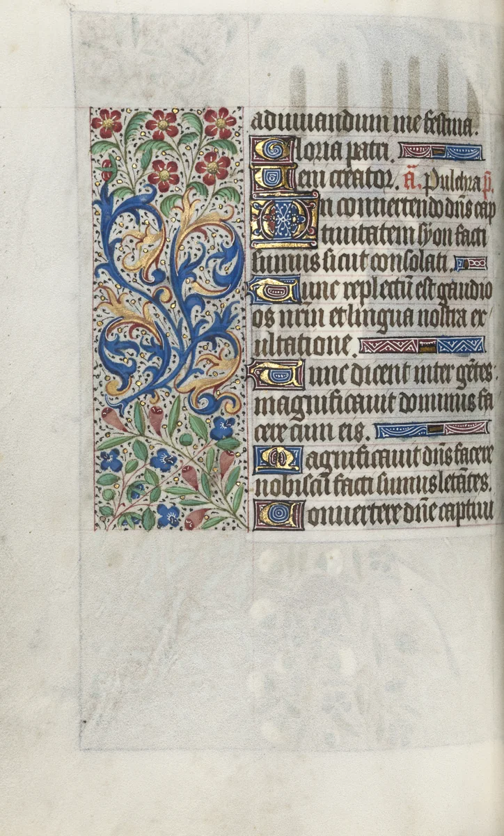 Book of Hours (Use of Rouen): fol. 67v by Master of the Geneva Latini, book, 1465-1475