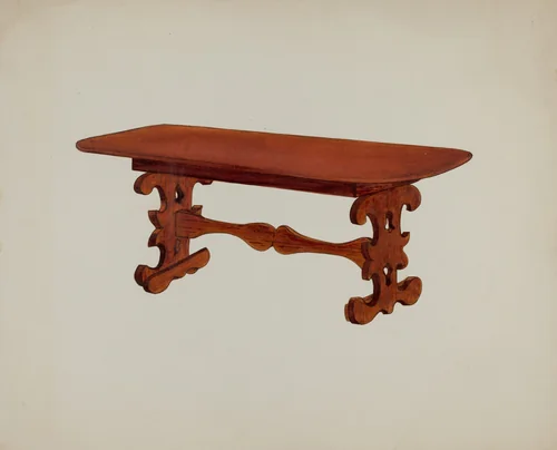 Doll Furniture - Table by Ellen Duncan, index of american design, 1937