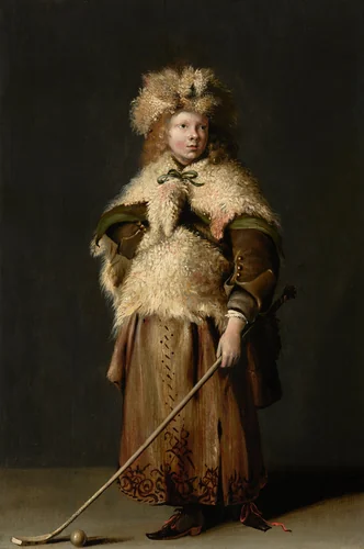 Moses ter Borch Holding a Kolf Stick by Gesina ter Borch
Gerard ter Borch the Younger, painting, 1655