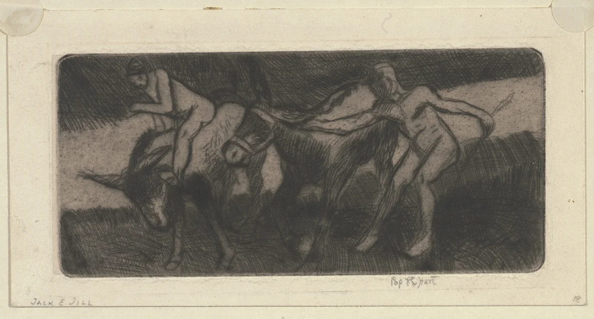 Jack and Jill by George Hart, print, 1921