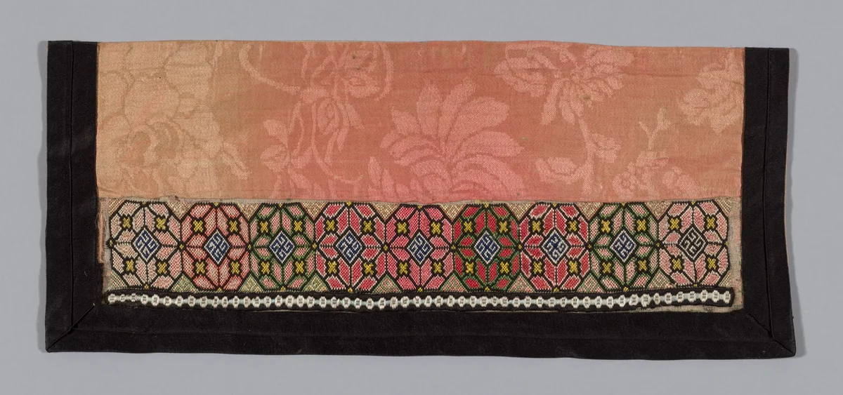 Band (for Woman's Trousers) by China, textile, 1875-1900