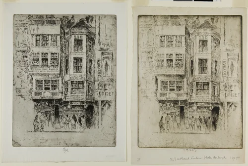 No. 230 Strand by Joseph Pennell, print, 1903