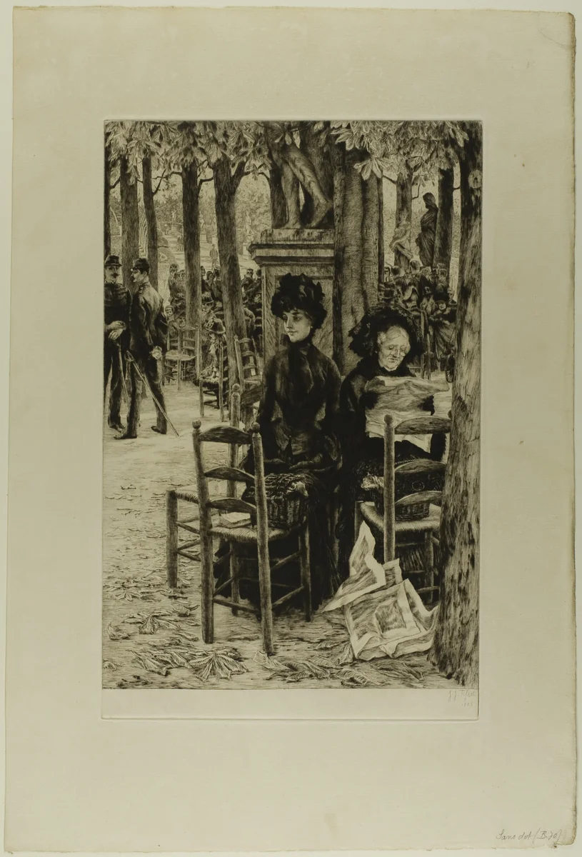 Without a Dowry by James Tissot, print, 1885