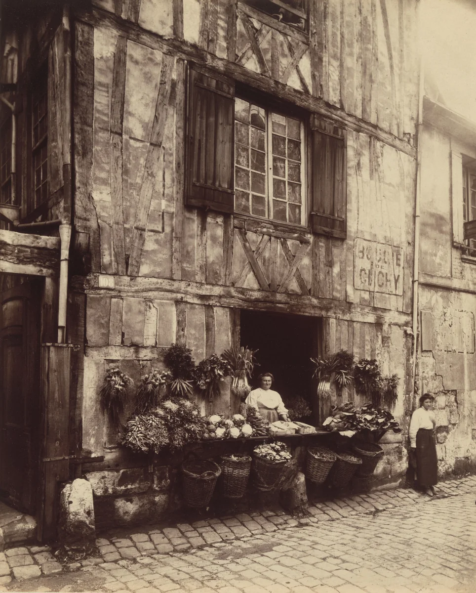 Rouen by Eugène Atget, photograph, 1907