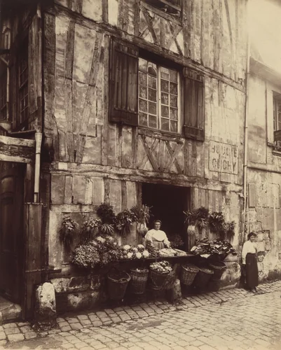 Rouen by Eugène Atget, photograph, 1907