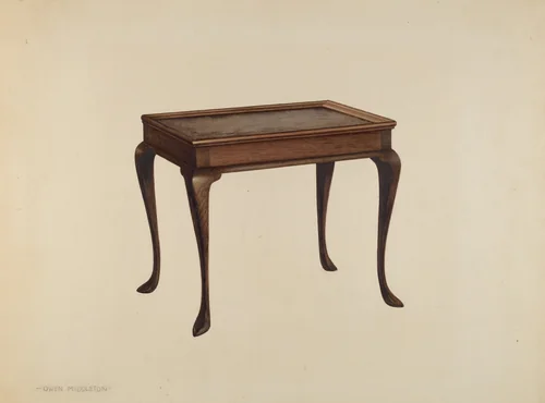 Tea Table by Owen Middleton, index of american design, 1939