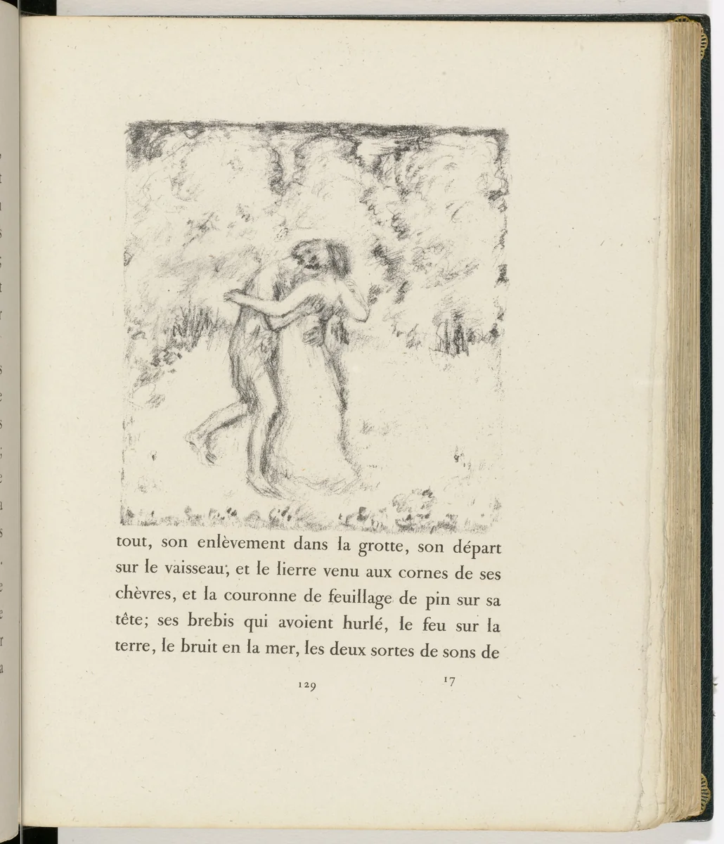 In-text plate (page 129) from Daphnis et Chloé by Pierre Bonnard, illustrated book, 1902