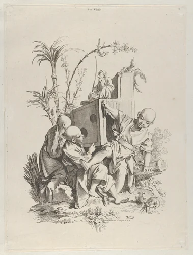 Sight by François Boucher, print, 1720-1770